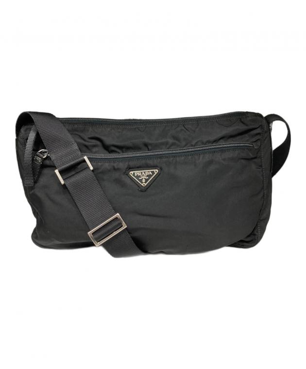中古・古着通販】PRADA (プラダ) ショルダーバッグ ブラック|ブランド 中古・古着通販】PRADA (プラダ) ショルダーバッグ ブラック|ブランド