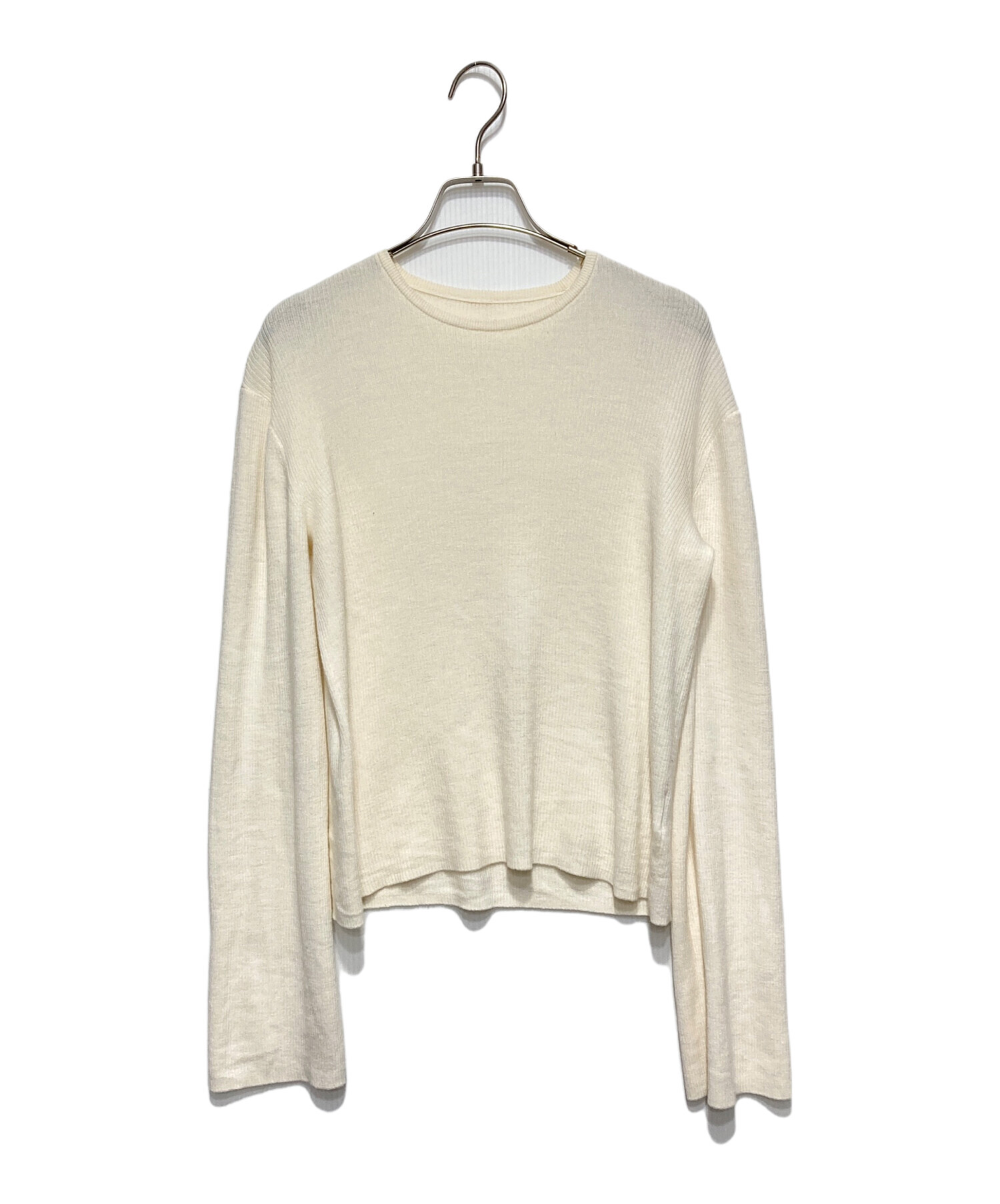 ミューズ ドゥーズィエムクラス　BOND RIB プルオーバー　アイボリー 中古・古着通販】MUSE de Deuxieme Classe (ミューズ ドゥーズィエム