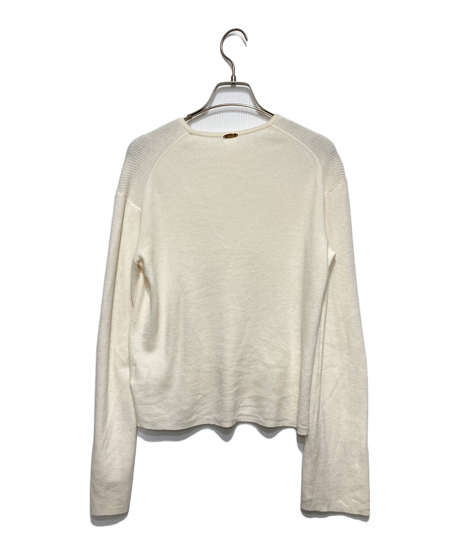 ミューズ ドゥーズィエムクラス　BOND RIB プルオーバー　アイボリー 中古・古着通販】MUSE de Deuxieme Classe (ミューズ ドゥーズィエム