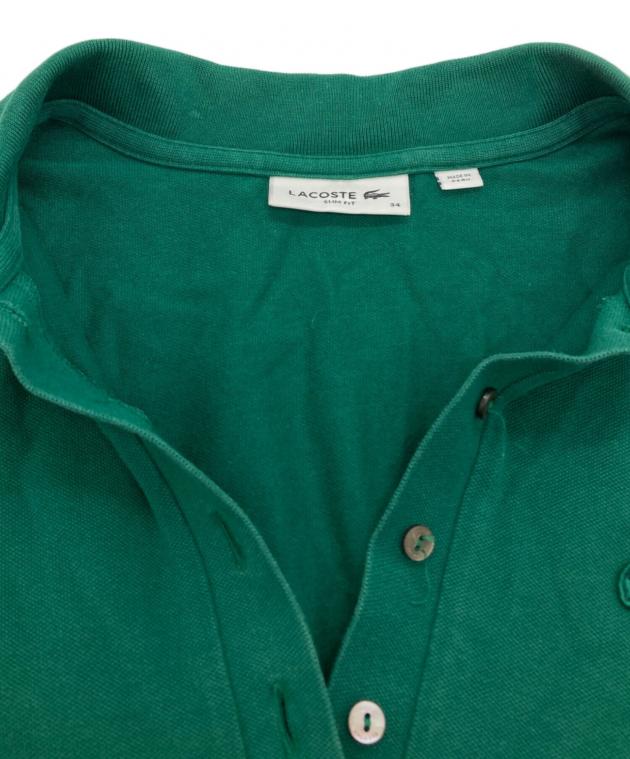 中古・古着通販】LACOSTE (ラコステ) ポロワンピース グリーン サイズ