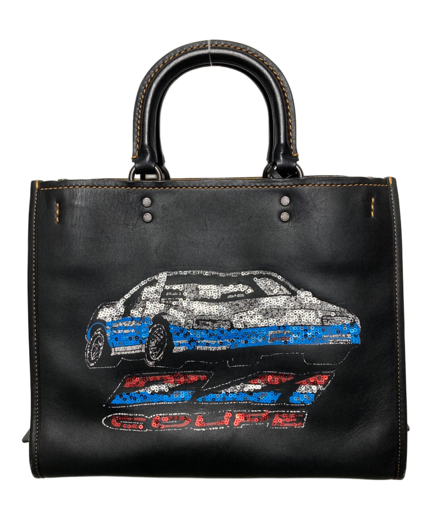 中古・古着通販】COACH (コーチ) 2WAYバッグ ブラック｜ブランド・古着