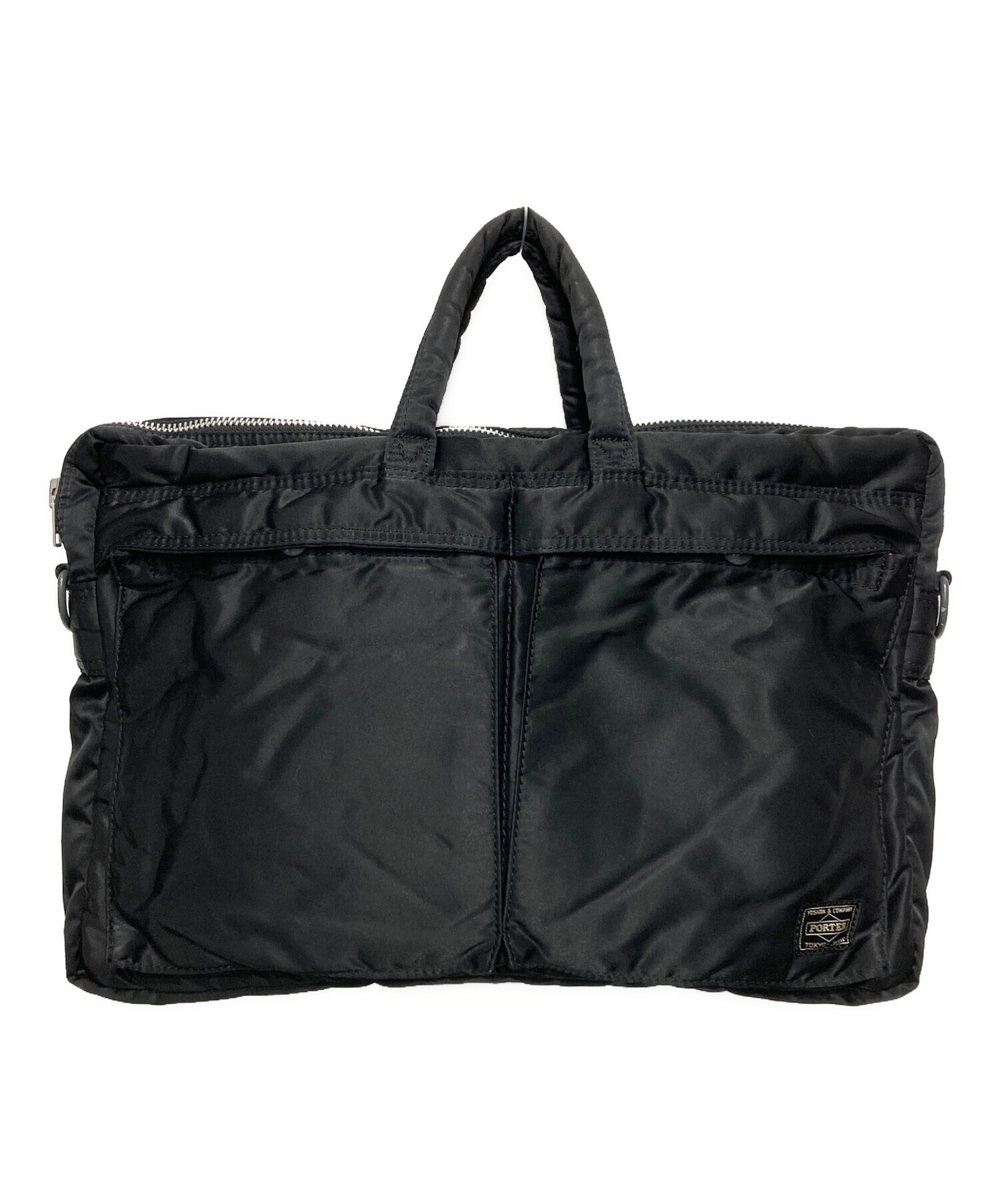 中古・古着通販】PORTER (ポーター) 2WAYブリーフケース ブラック
