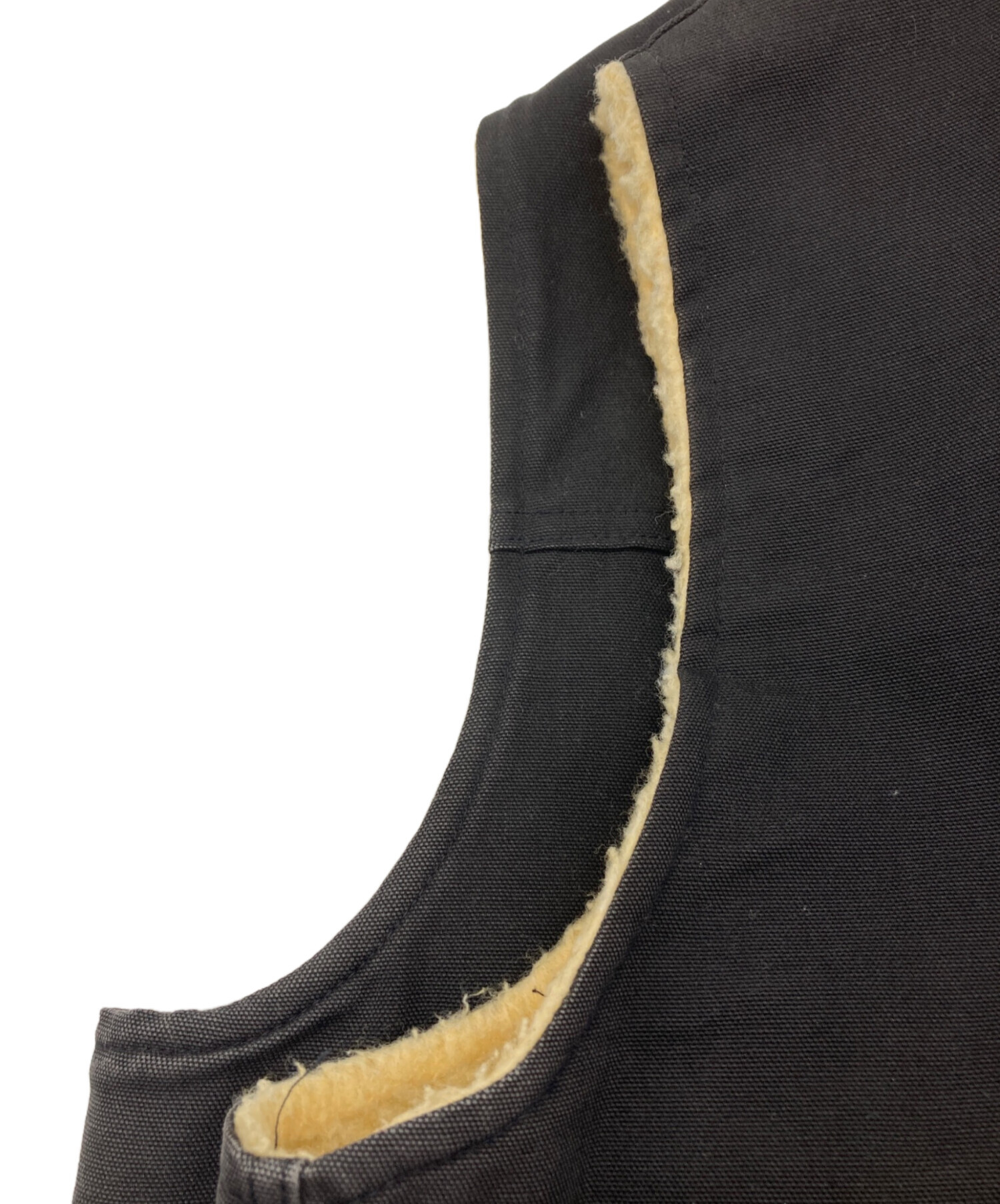 中古・古着通販】CarHartt (カーハート) 裏ボア ダックベスト ブラック