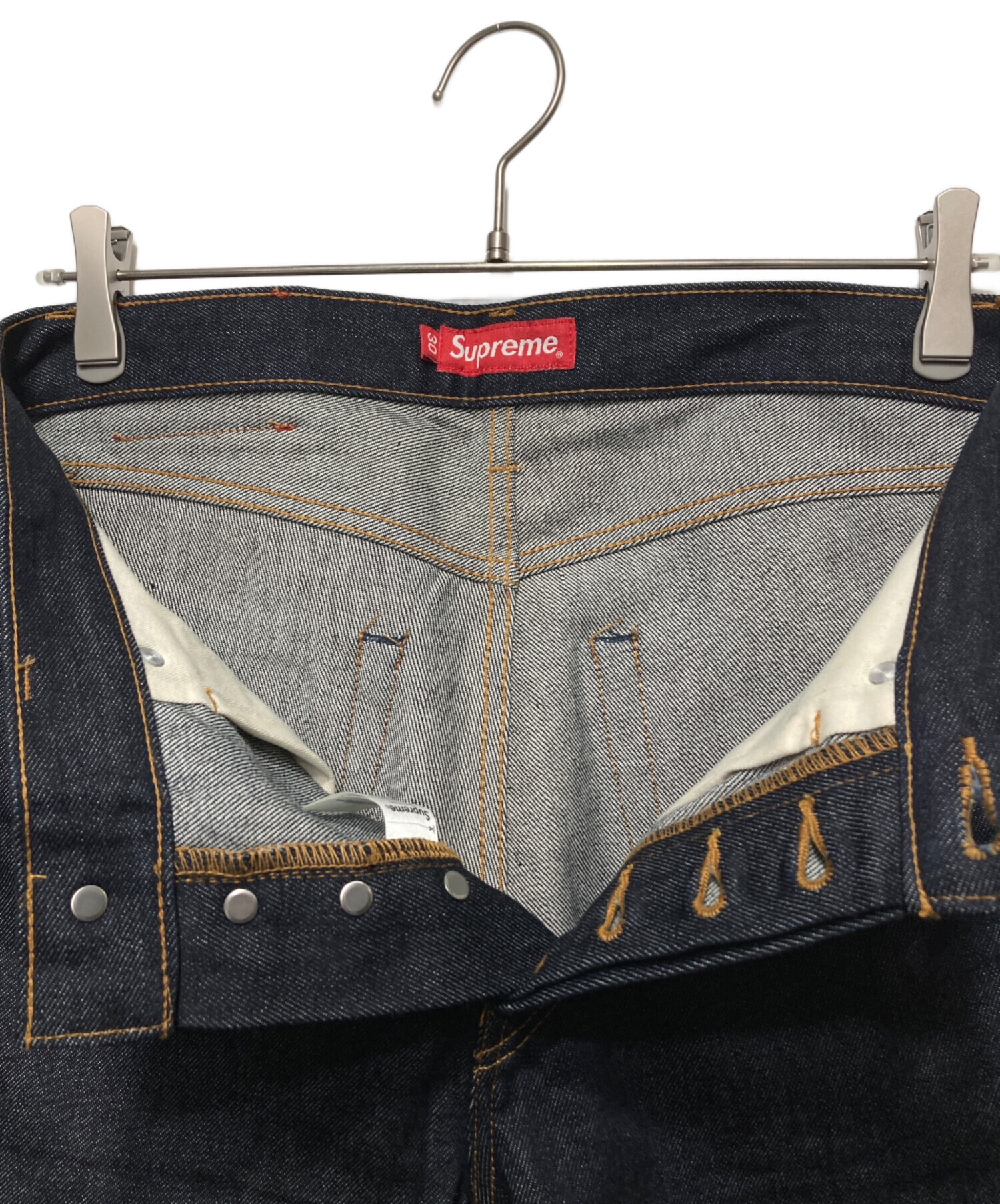 中古・古着通販】Supreme (シュプリーム) リジットスリムデニムパンツ