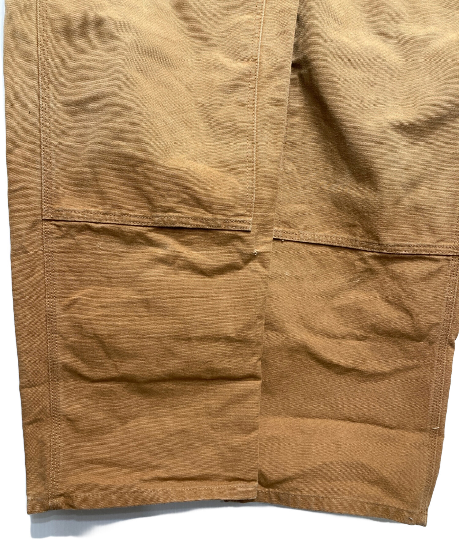 カーハート　オーバーオール　38　ダークブラウン　ダブルニー　ダック カーハート オーバーオール 38 ダークブラウン ダブルニー ダック