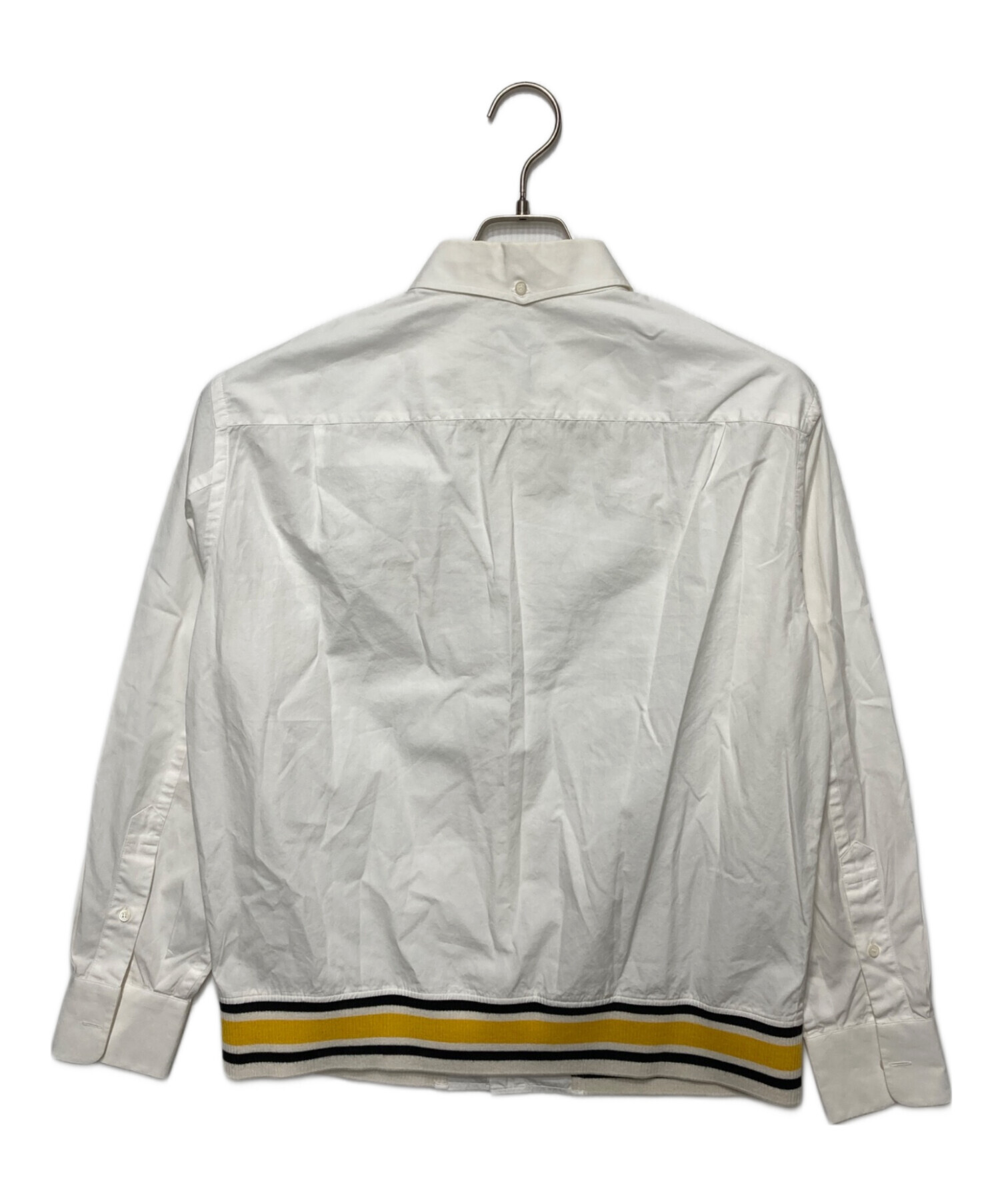 中古・古着通販】LOEWE (ロエベ) アナグラム コットン シャツ ホワイト