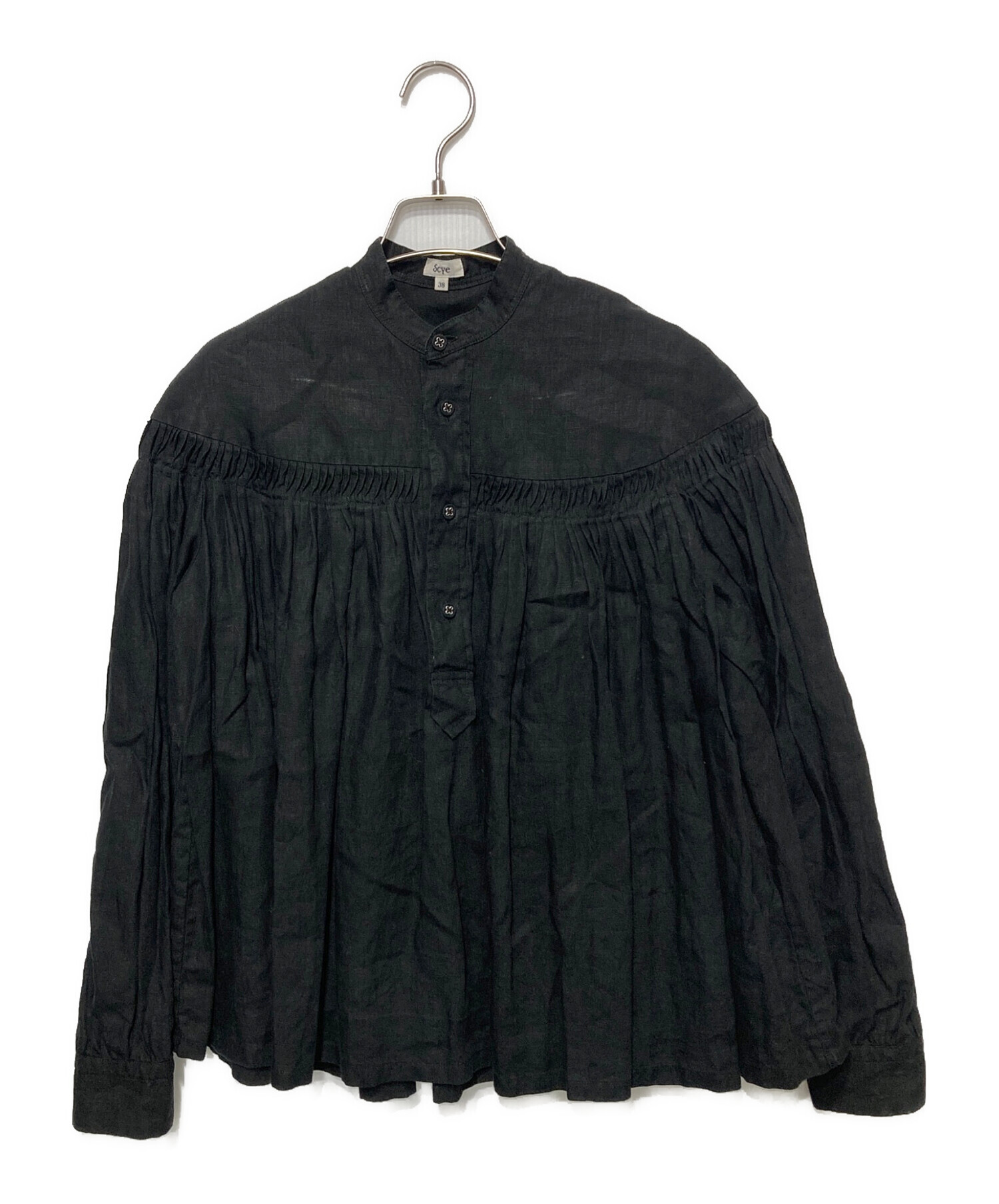 中古・古着通販】SCYE (サイ) リネンタックロングスリーブブラウス