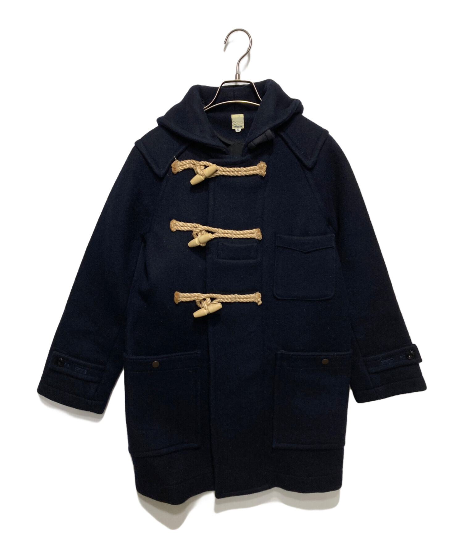 中古・古着通販】tatamize (タタミゼ) ダッフルコート ネイビー サイズ 