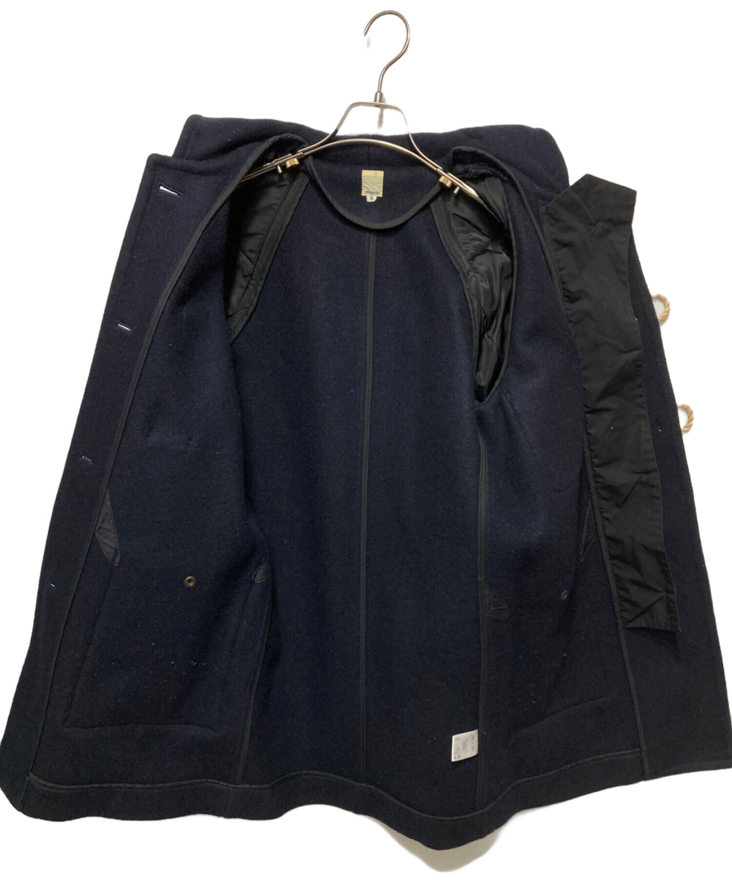 中古・古着通販】tatamize (タタミゼ) ダッフルコート ネイビー サイズ 