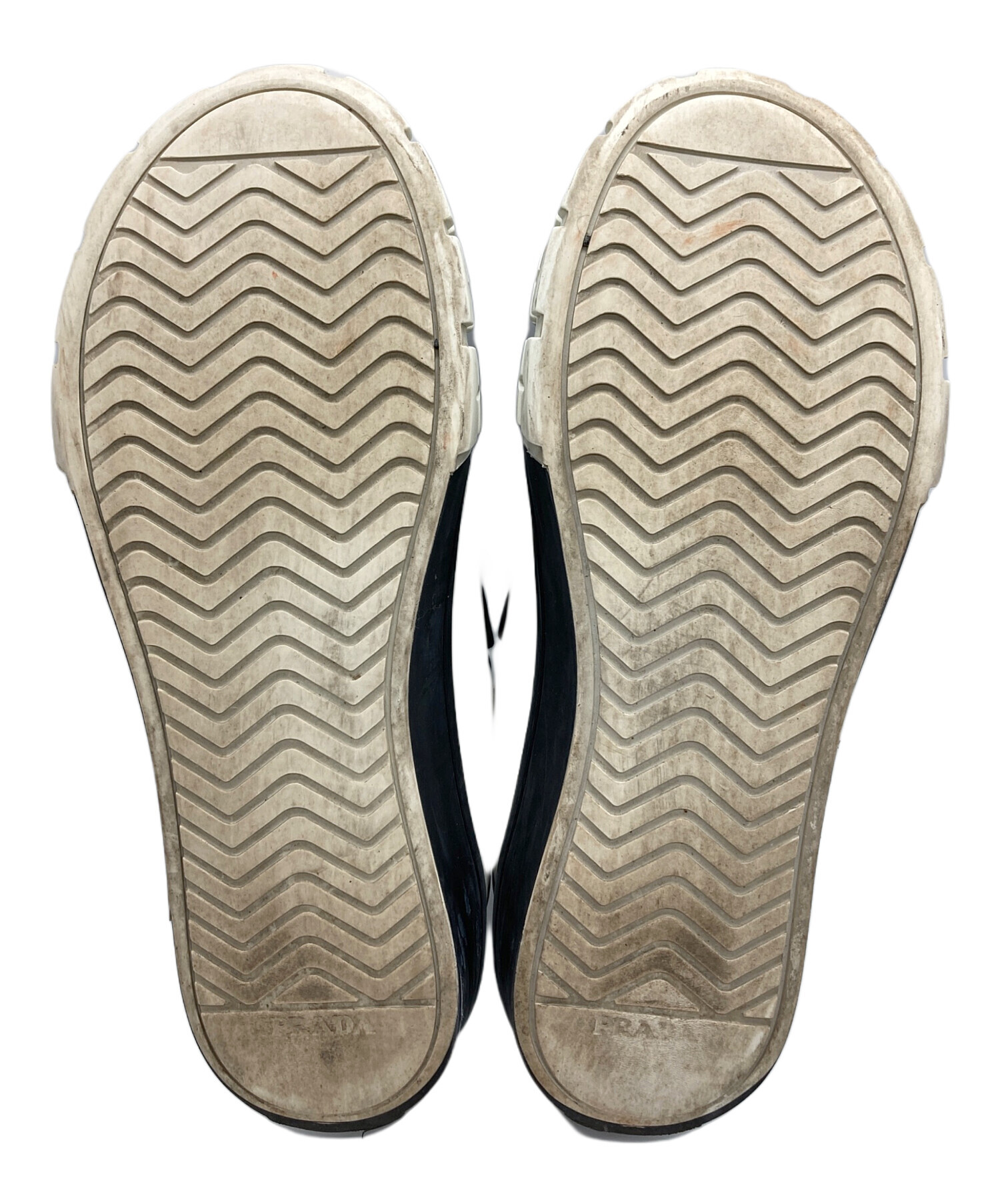 中古・古着通販】PRADA (プラダ) ベルクロスニーカー ホワイト