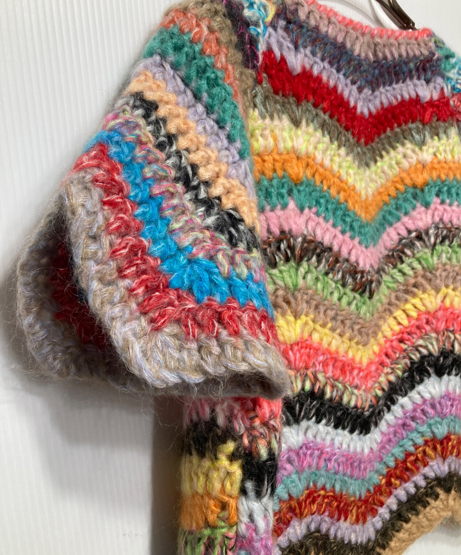 MACPHEE S ニットセーター 新品未使用 タグ付き 中古・古着通販】MACPHEE (マカフィー) マルチカラー ジグザグ