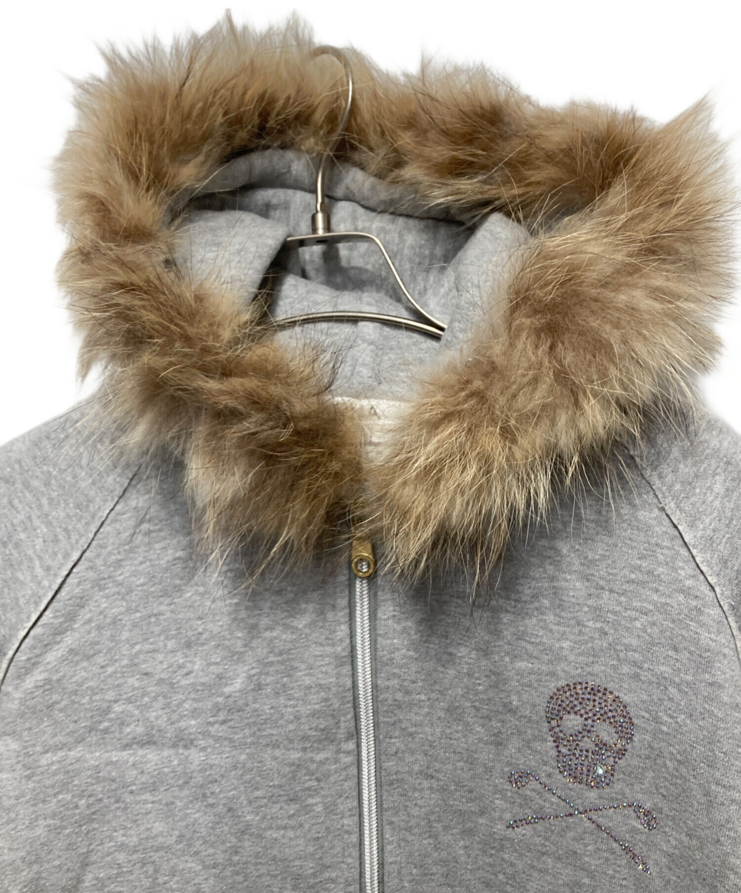 中古・古着通販】MARK&LONA (マークアンドロナ) スカルジップパーカー