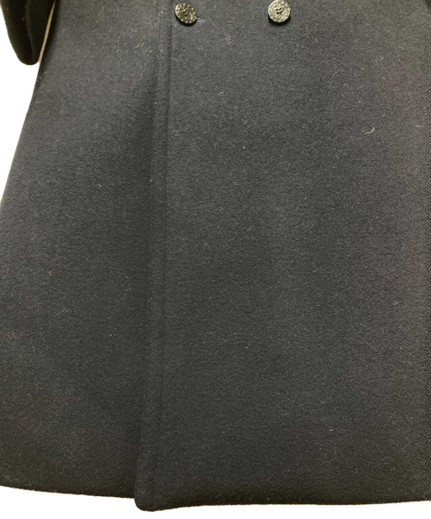 中古・古着通販】HYKE (ハイク) ウールメルトンロングピーコート