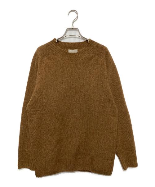 美品 マーガレットハウエル レースカラーニット カシミヤ混 ブラウン系 中古・古着通販】MARGARET HOWELL (マーガレットハウエル) カシミヤ混
