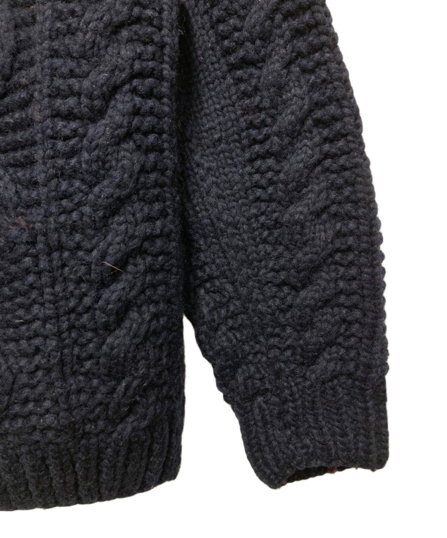 INVERALLAN アーガイル カウチンニット ネイビー 古着 中古・古着通販】INVERALLAN (インバーアラン) 3Aアランニット