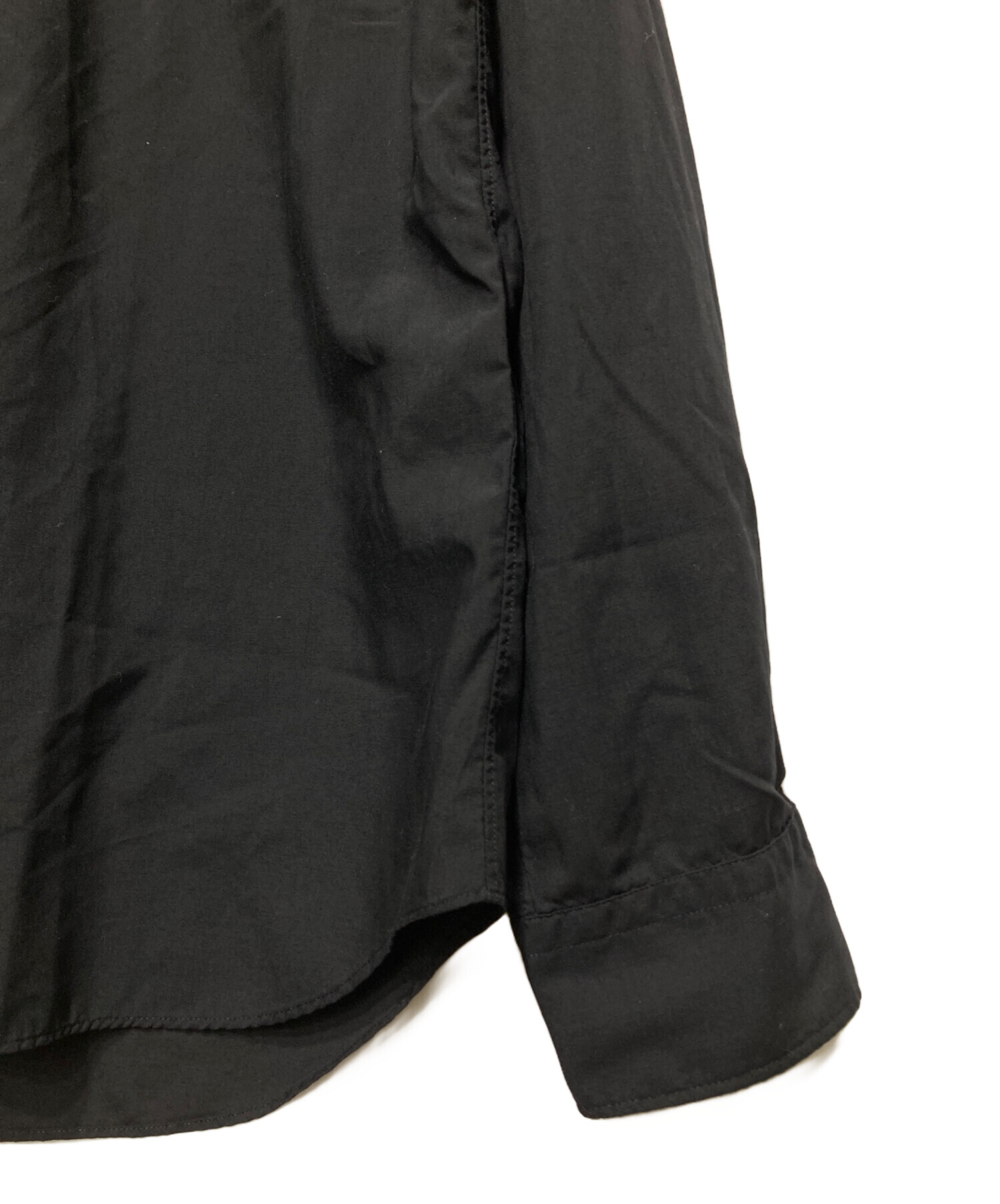 COMME des GARÇONS HOMME ブラック ブロード長袖シャツ L COMME des GARCONS HOMME PLUS◇ブロードシャツ/L/コットン/BLK/AD2020