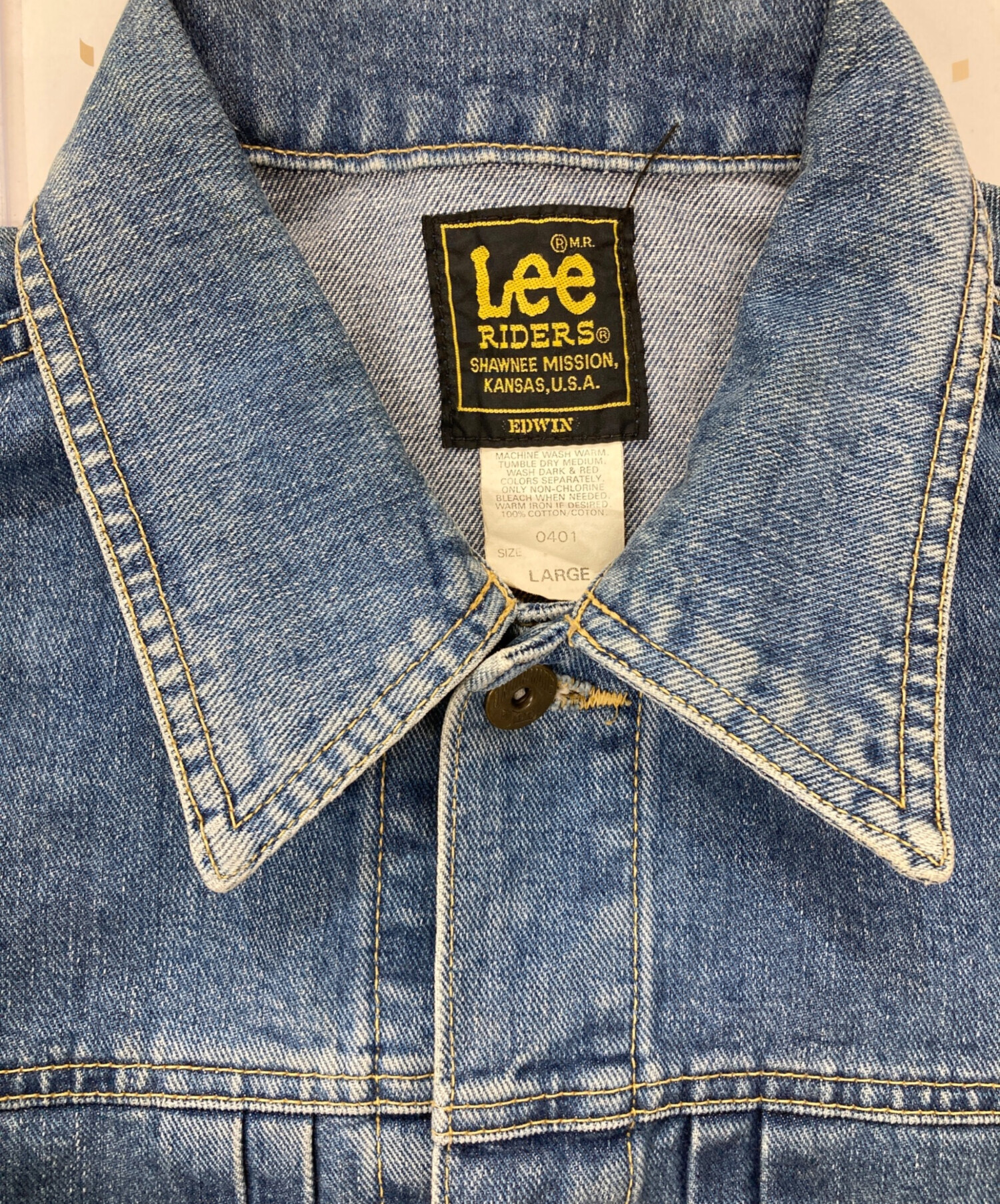 中古・古着通販】LEE (リー) 90's復刻COWBOY 1st デニムジャケット