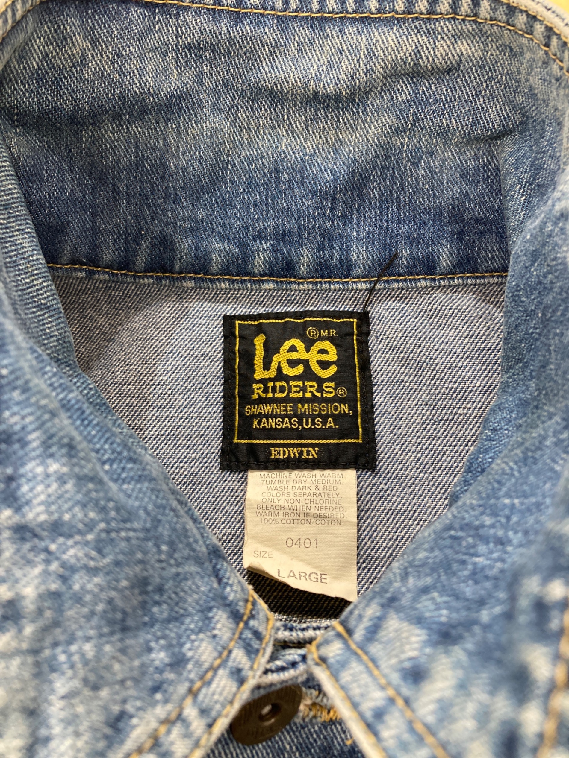 中古・古着通販】LEE (リー) 90's復刻COWBOY 1st デニムジャケット