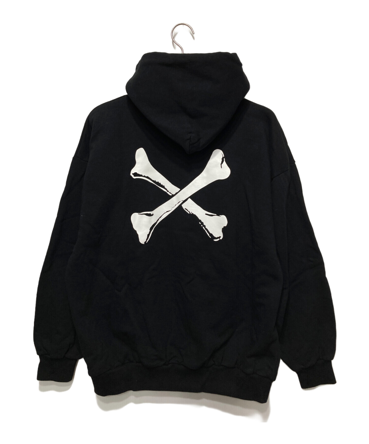中古・古着通販】WTAPS (ダブルタップス) CROSS BONES HOODY ブラック 