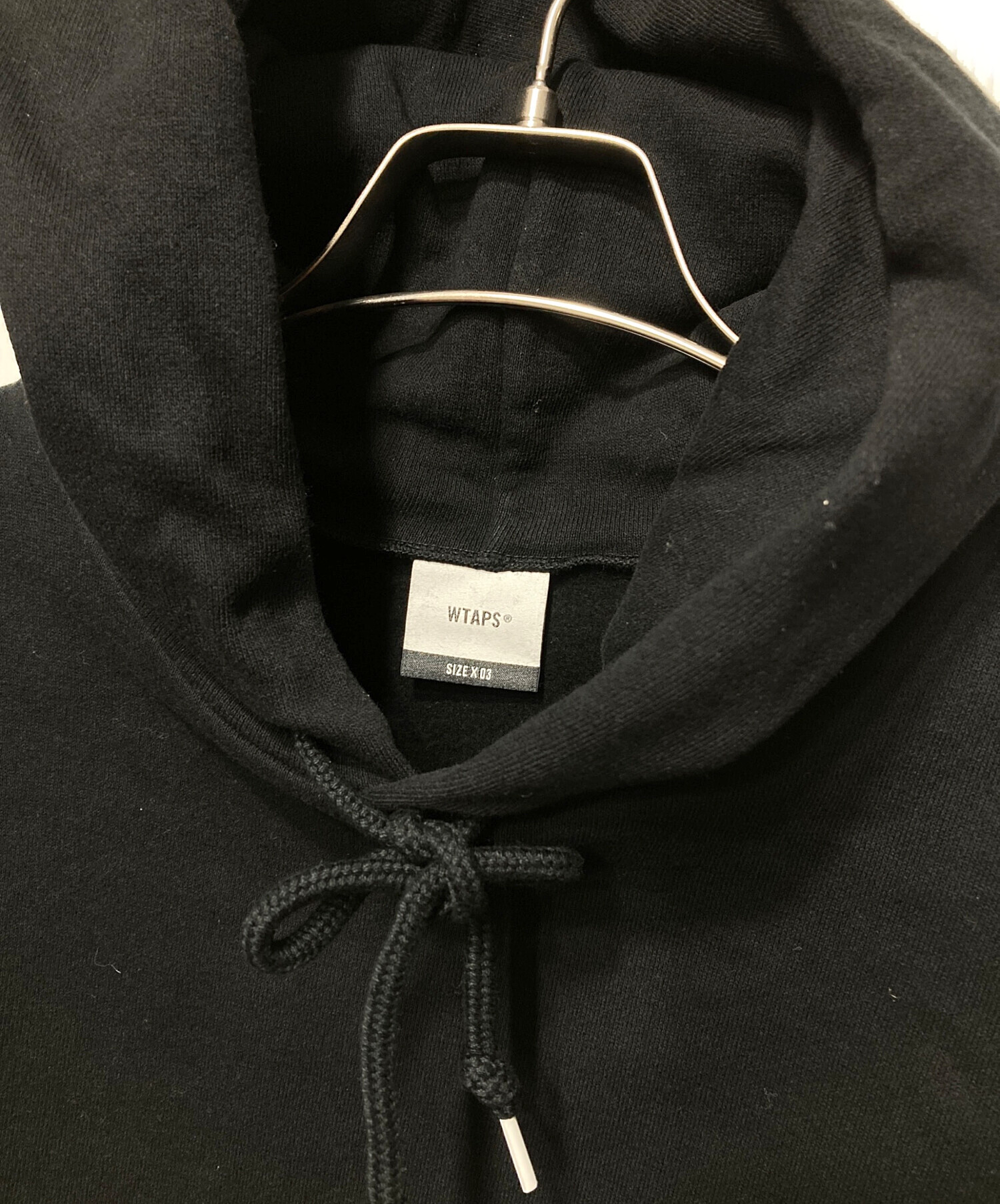 中古・古着通販】WTAPS (ダブルタップス) CROSS BONES HOODY ブラック