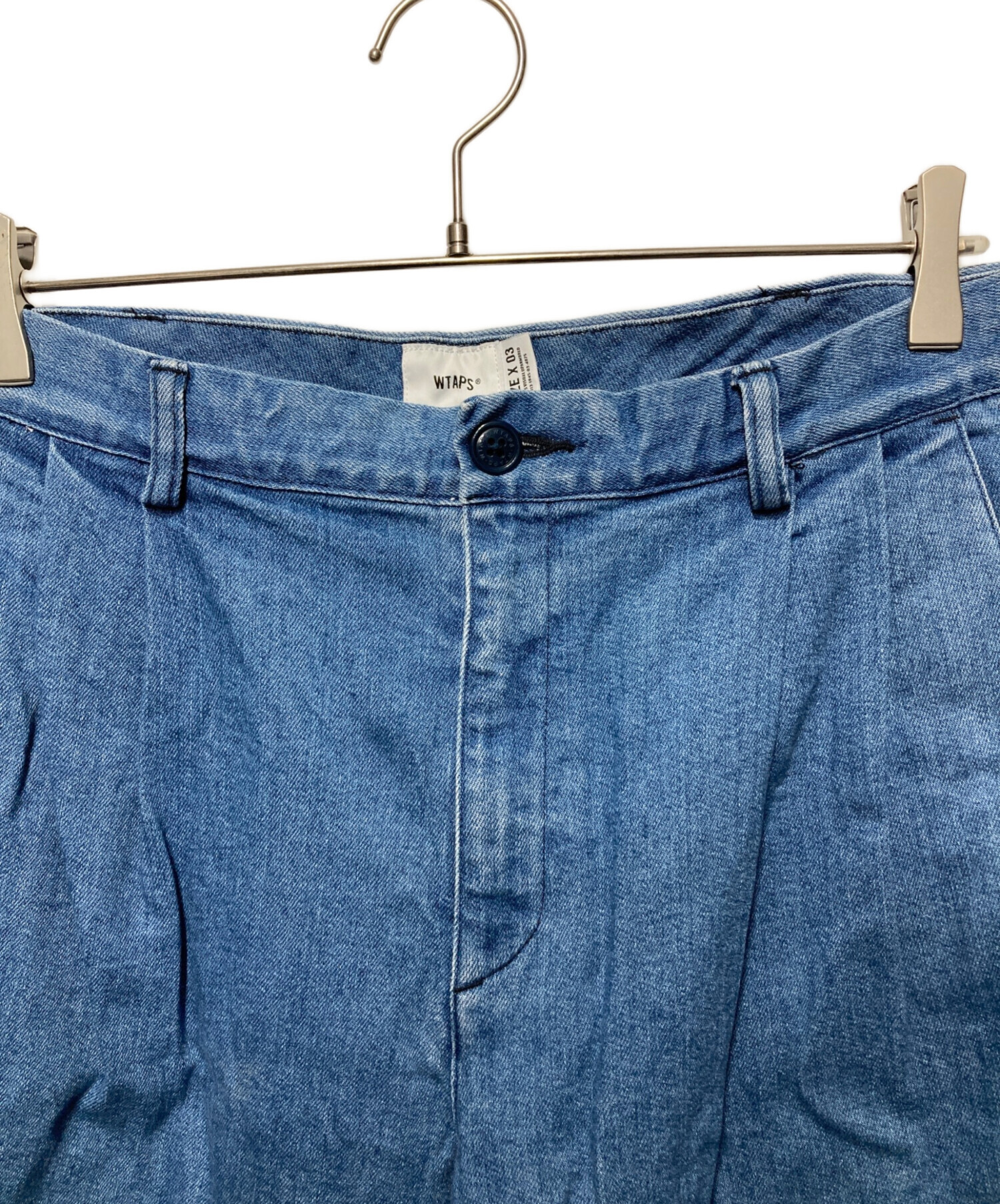 中古・古着通販】WTAPS (ダブルタップス) TROUSERS COTTON DENIM