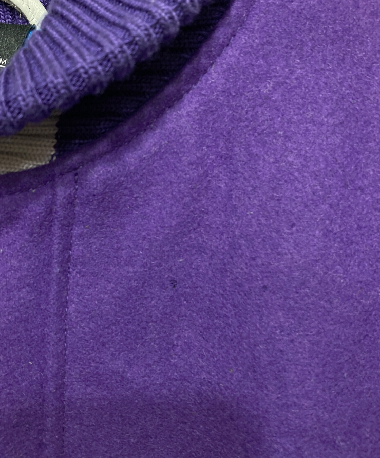 中古・古着通販】JORDAN (ジョーダン) アームレザースタジャン/PURPLE 