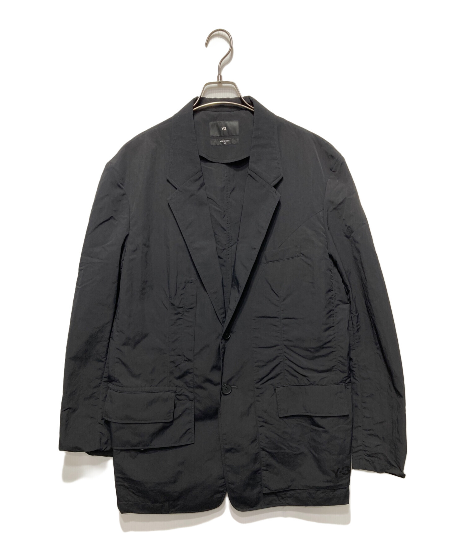 中古・古着通販】Y-3 (ワイスリー) CR NYL BLAZER ブラック サイズ:S 