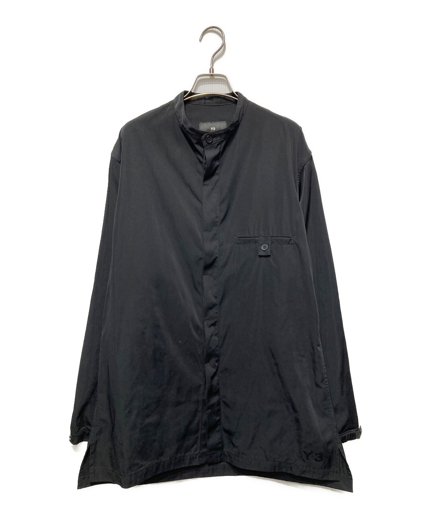 中古・古着通販】Y-3 (ワイスリー) NYL TWILL SHIRT ブラック サイズ