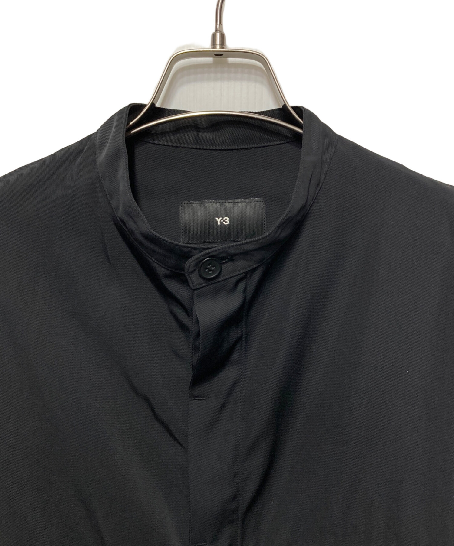 中古・古着通販】Y-3 (ワイスリー) NYL TWILL SHIRT ブラック サイズ