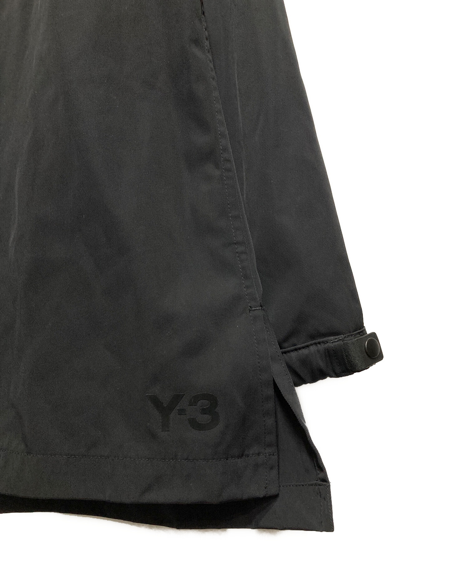 中古・古着通販】Y-3 (ワイスリー) NYL TWILL SHIRT ブラック サイズ