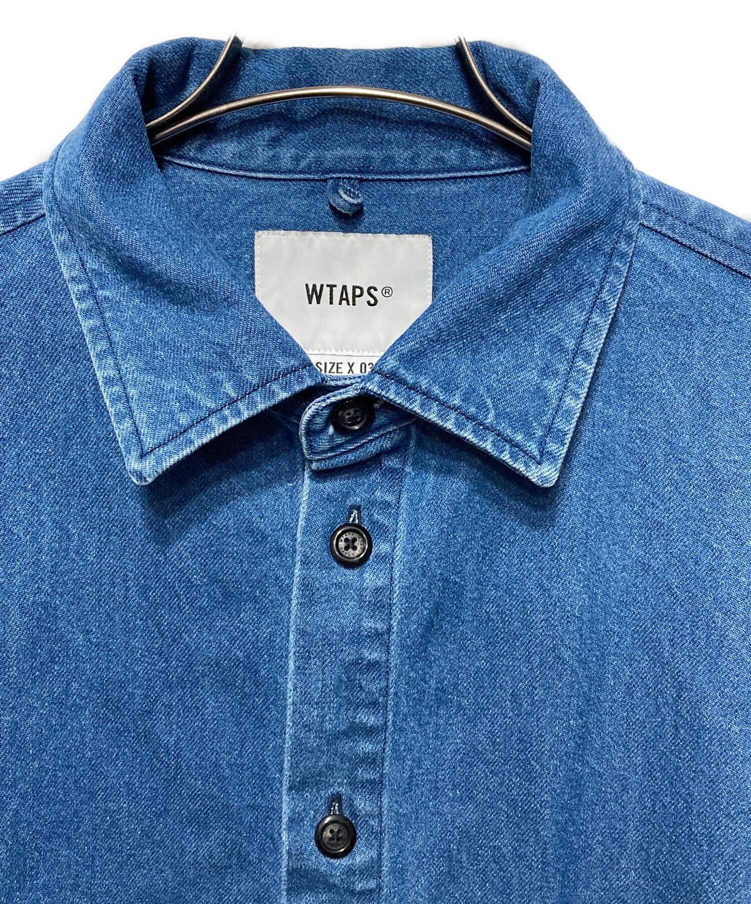 中古・古着通販】WTAPS (ダブルタップス) LS / COTTON. DENIM/ダブル