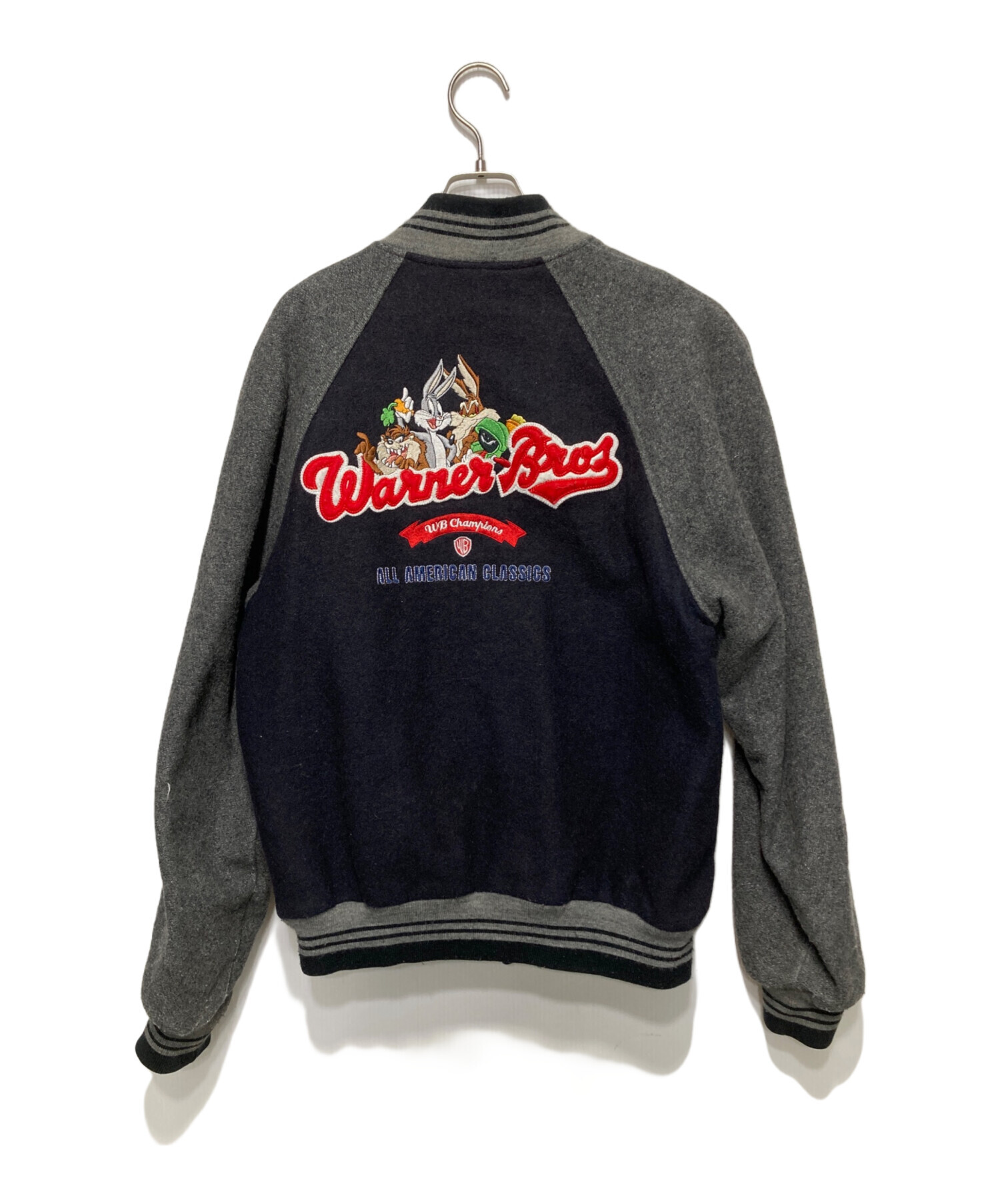 中古・古着通販】warner bros (ワーナーブラザース) ウールスタジャン 