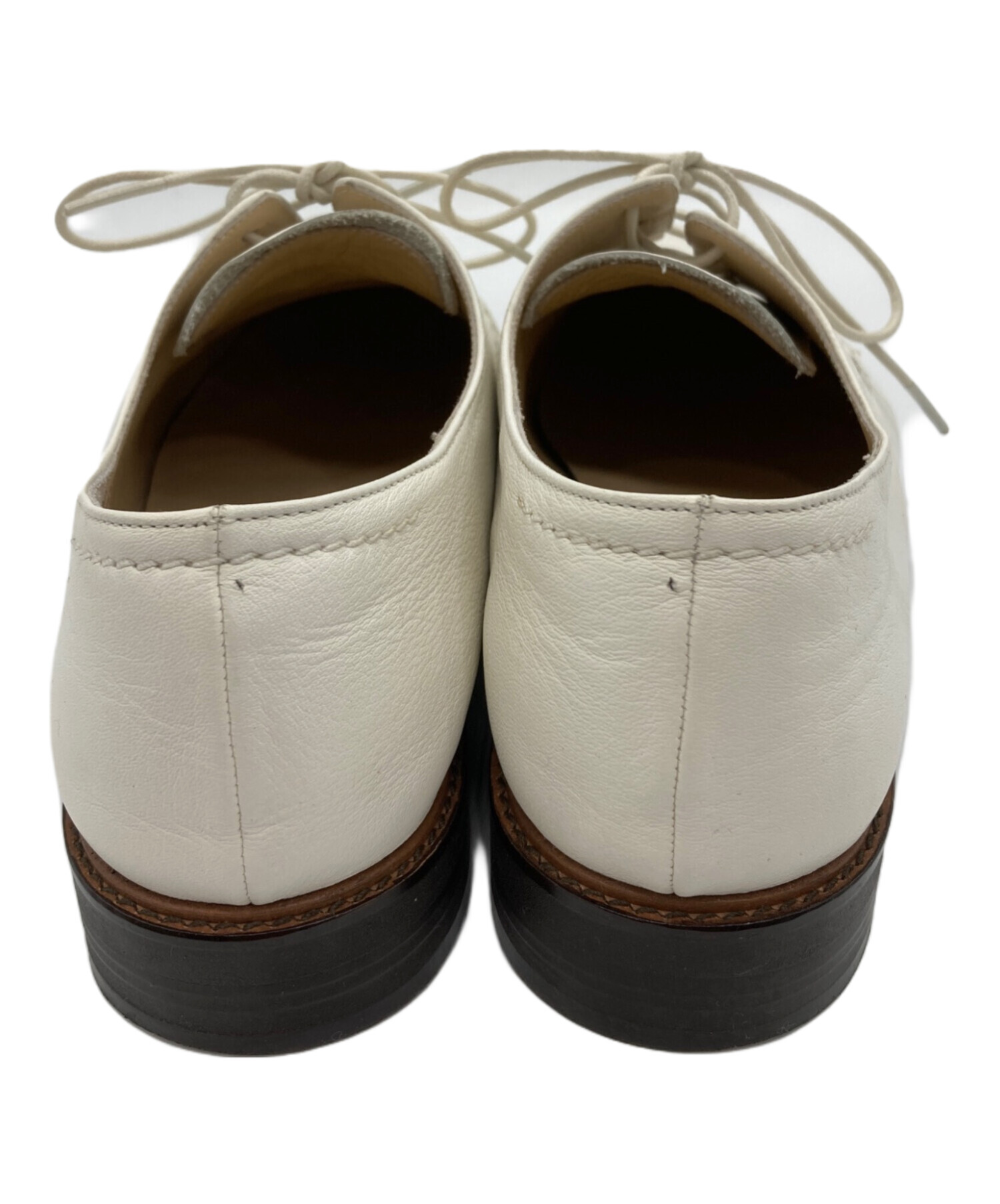 値下げ 新品未使用MARGARET HOWELL idea 白 革靴 中古・古着通販