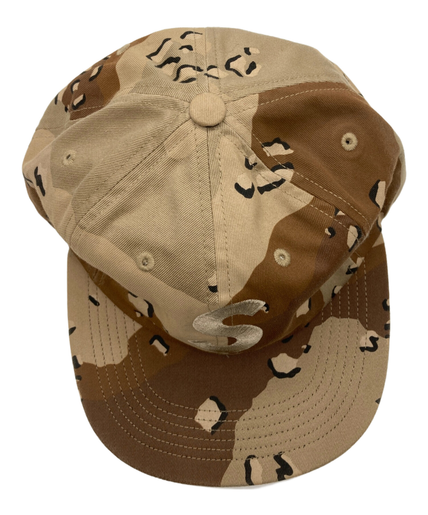 中古・古着通販】SUPREME (シュプリーム) S ロゴキャップ ブラウン