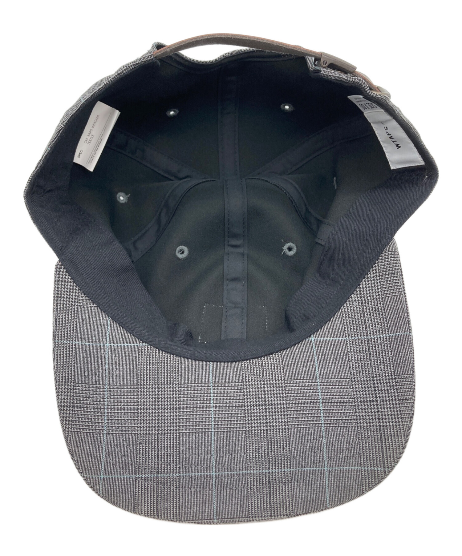 中古・古着通販】WTAPS (ダブルタップス) チェック柄キャップ グレー