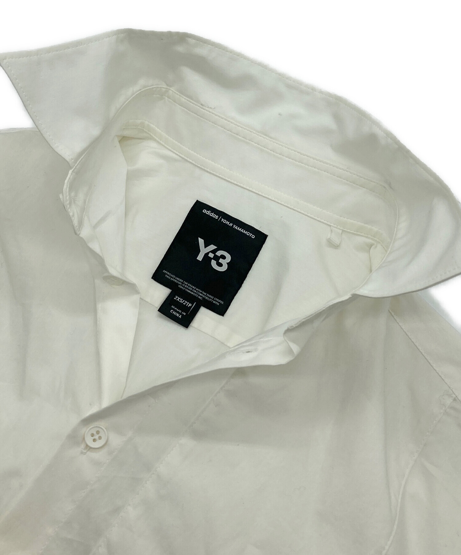 中古・古着通販】Y-3 (ワイスリー) シャツ ホワイト サイズ:2XS