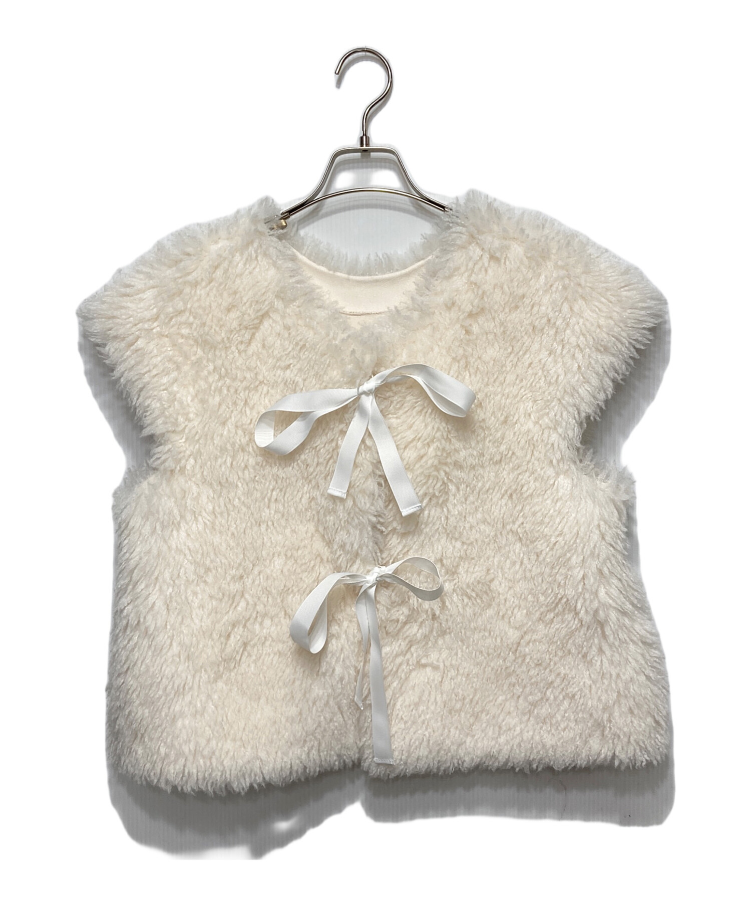 中古・古着通販】HYEON (ヘヨン) ファージレ/ベスト アイボリー サイズ