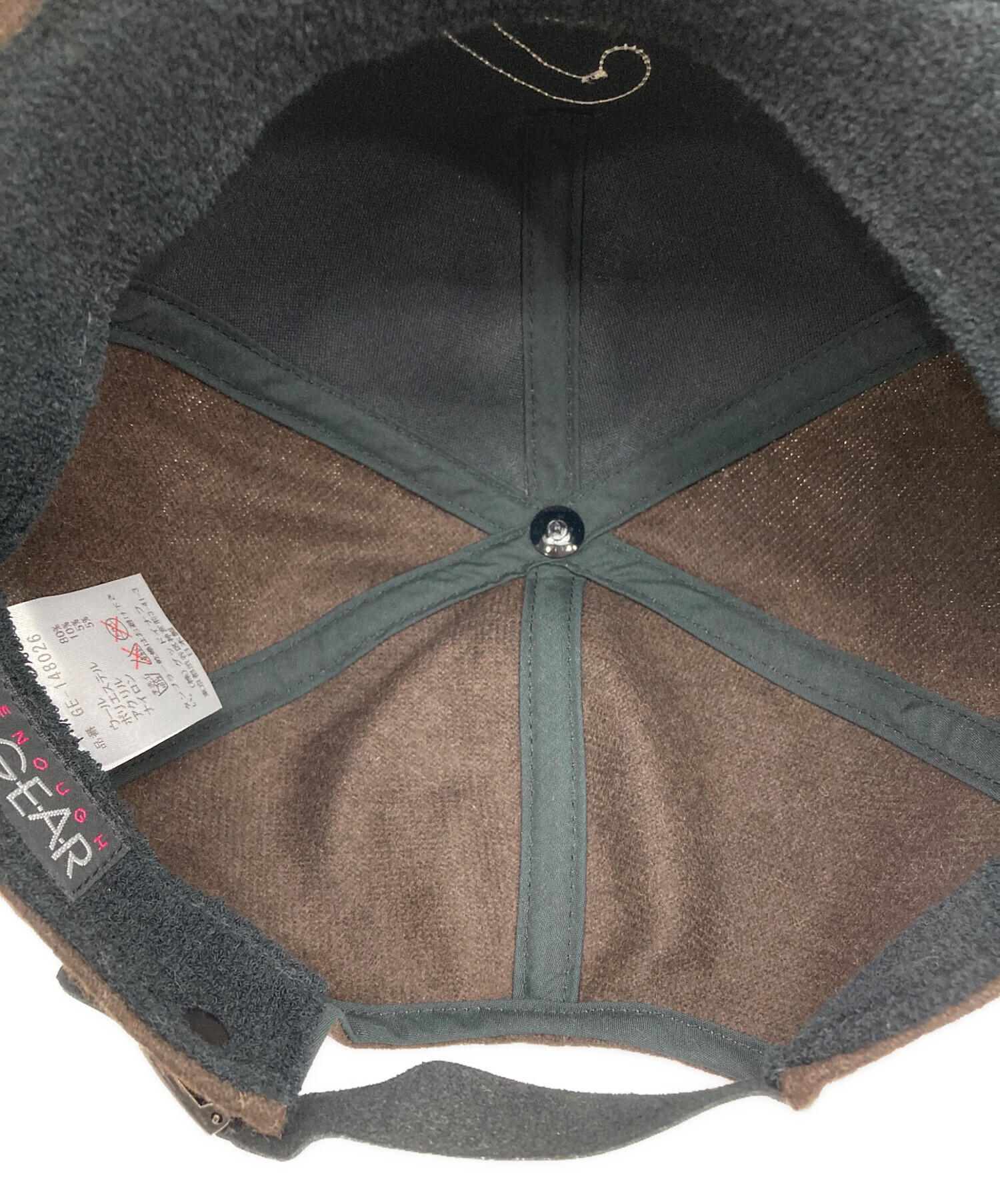 GOODENOUGH グッドイナフ フェルト GEロゴ ウール キャップ　カーキ 中古・古着通販】GOODENOUGH (グッドイナフ) フェルトロゴウール混
