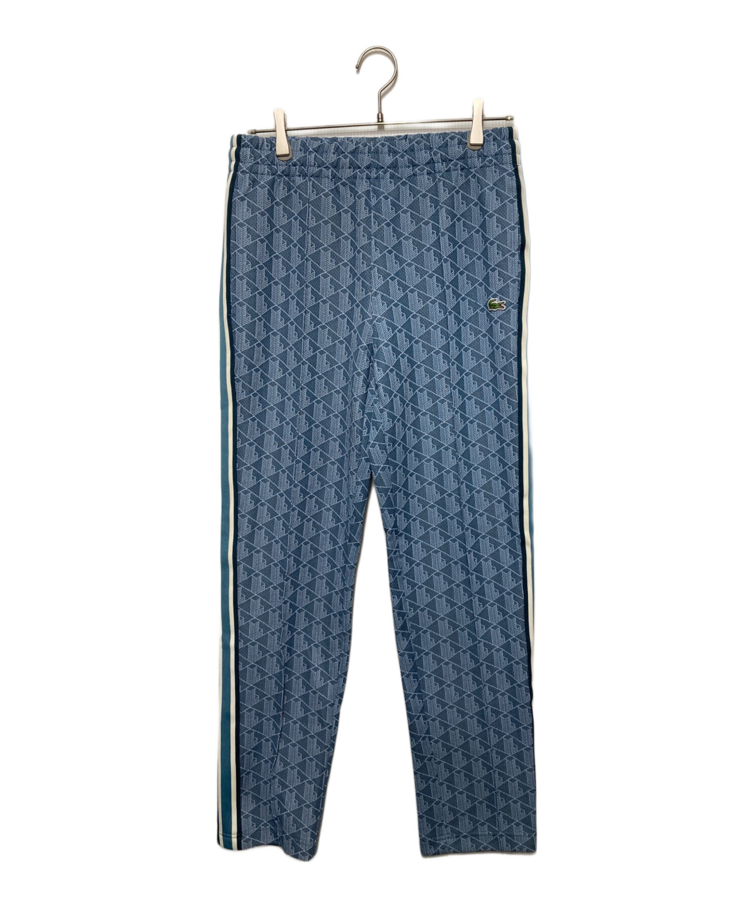 タグ付未使用品 LACOSTE モノグラム ジャガード トラックパンツ 中古・古着通販】LACOSTE (ラコステ) サイドテーピングモノグラムジャ