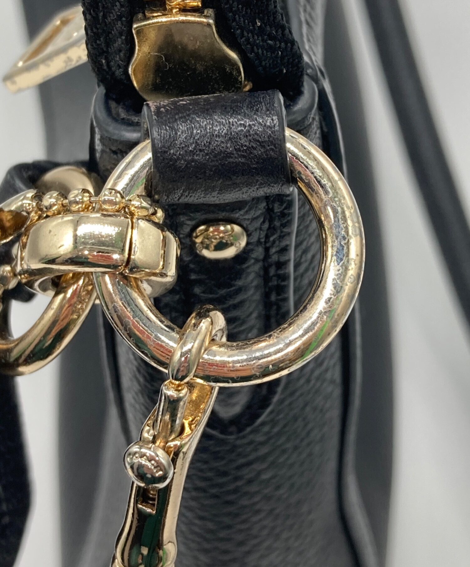 中古・古着通販】COACH (コーチ) 2WAYショルダーバッグ ブラック