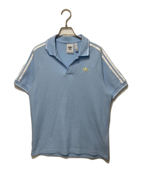 中古・古着通販】adidas (アディダス) ワッフル ニット ポロシャツ