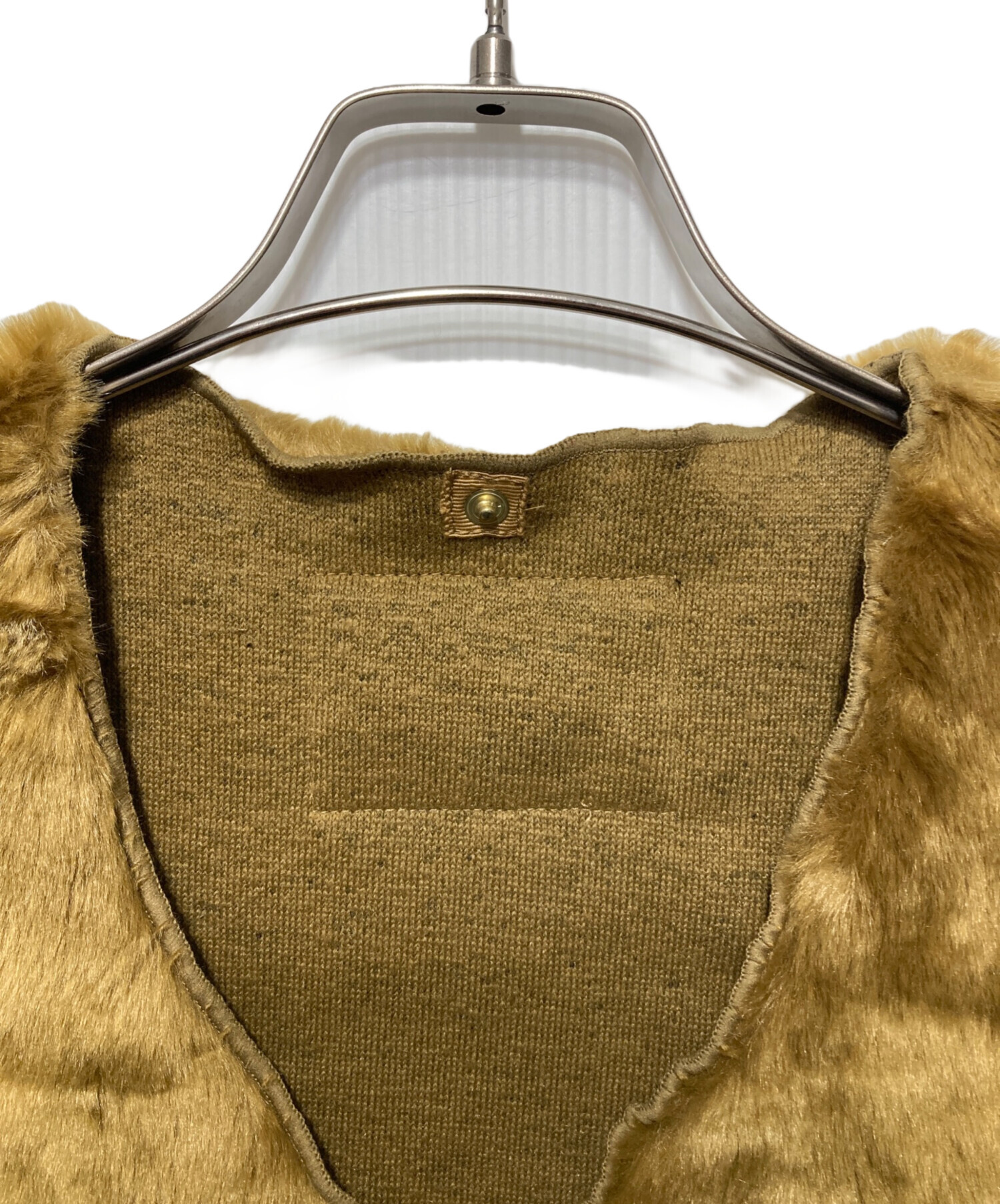 中古・古着通販】Barbour (バブアー) ファーライナーベスト ブラウン