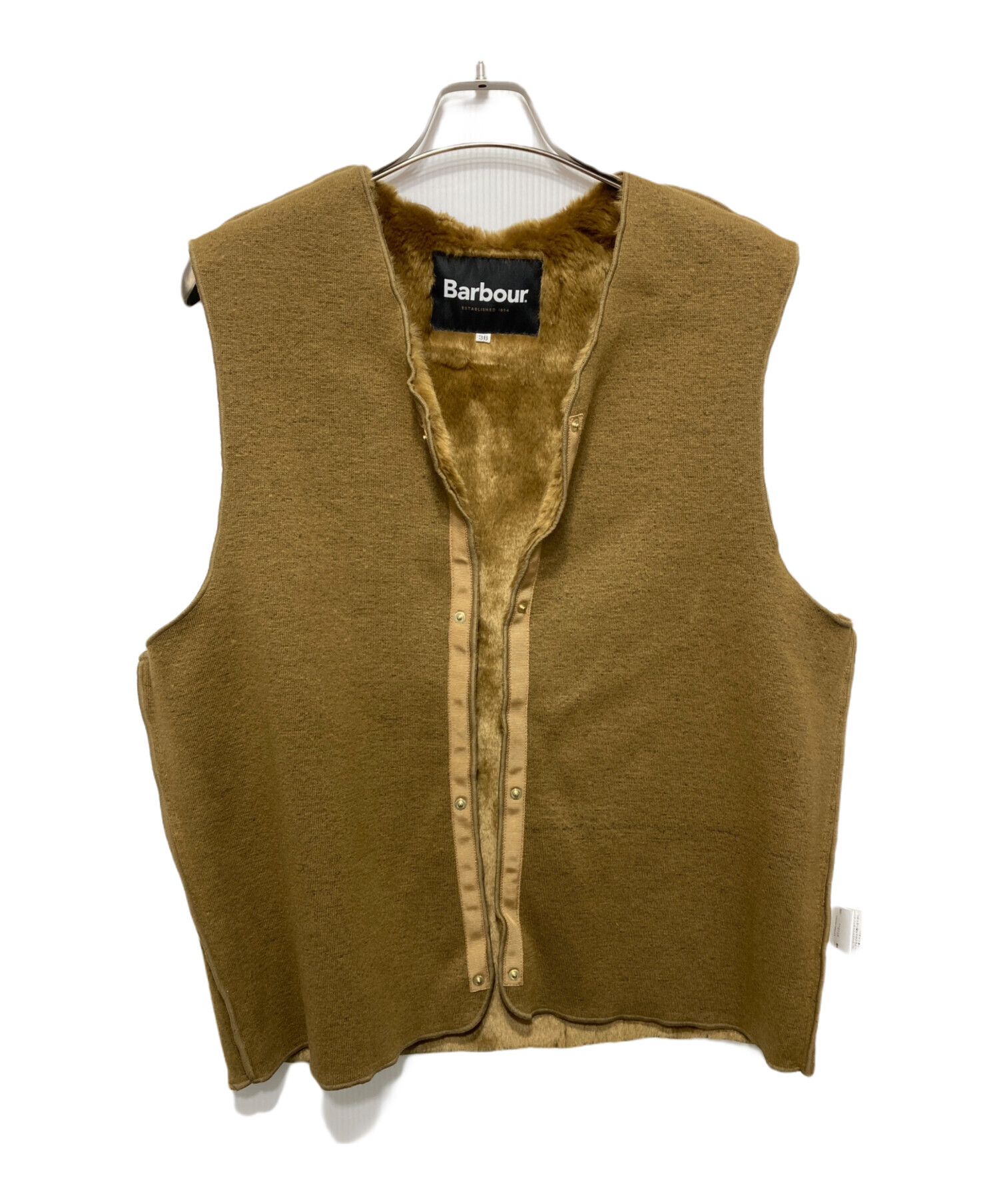 中古・古着通販】Barbour (バブアー) ファーライナーベスト ブラウン