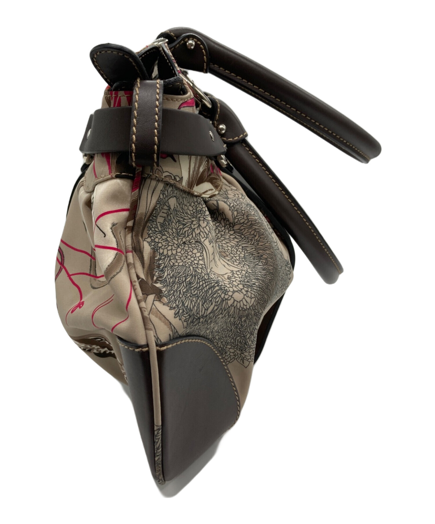 1*8様 Salvatore Ferragamo ハンドバッグ アニマル マルチ Salvatore