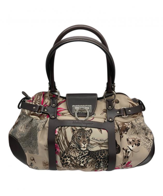 1*8様 Salvatore Ferragamo ハンドバッグ アニマル マルチ 中古・古着通販】Salvatore Ferragamo (サルヴァトーレ フェラガモ