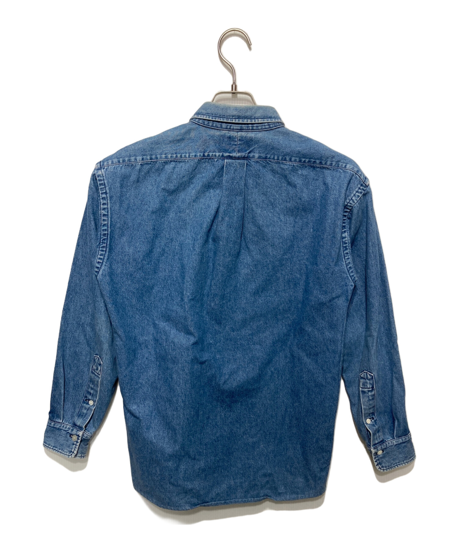 中古・古着通販】POLO COUNTRY (ポロカントリー) ロゴ刺繍デニムシャツ