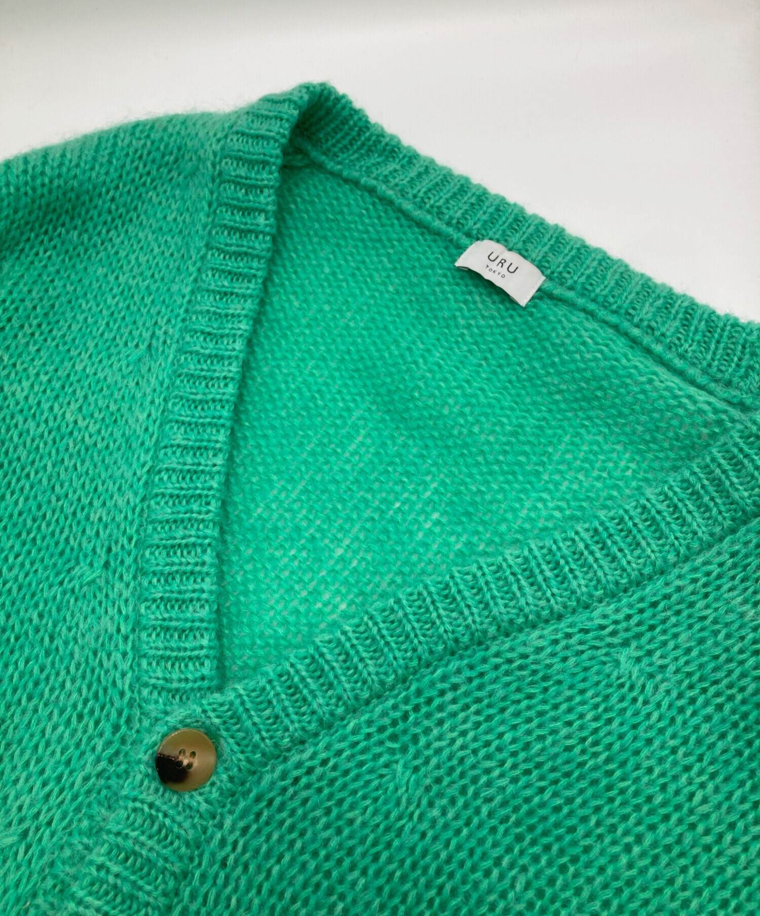 中古・古着通販】URU (ウル) WOOL MOHAIR /LONG CARDIGAN/ニット 