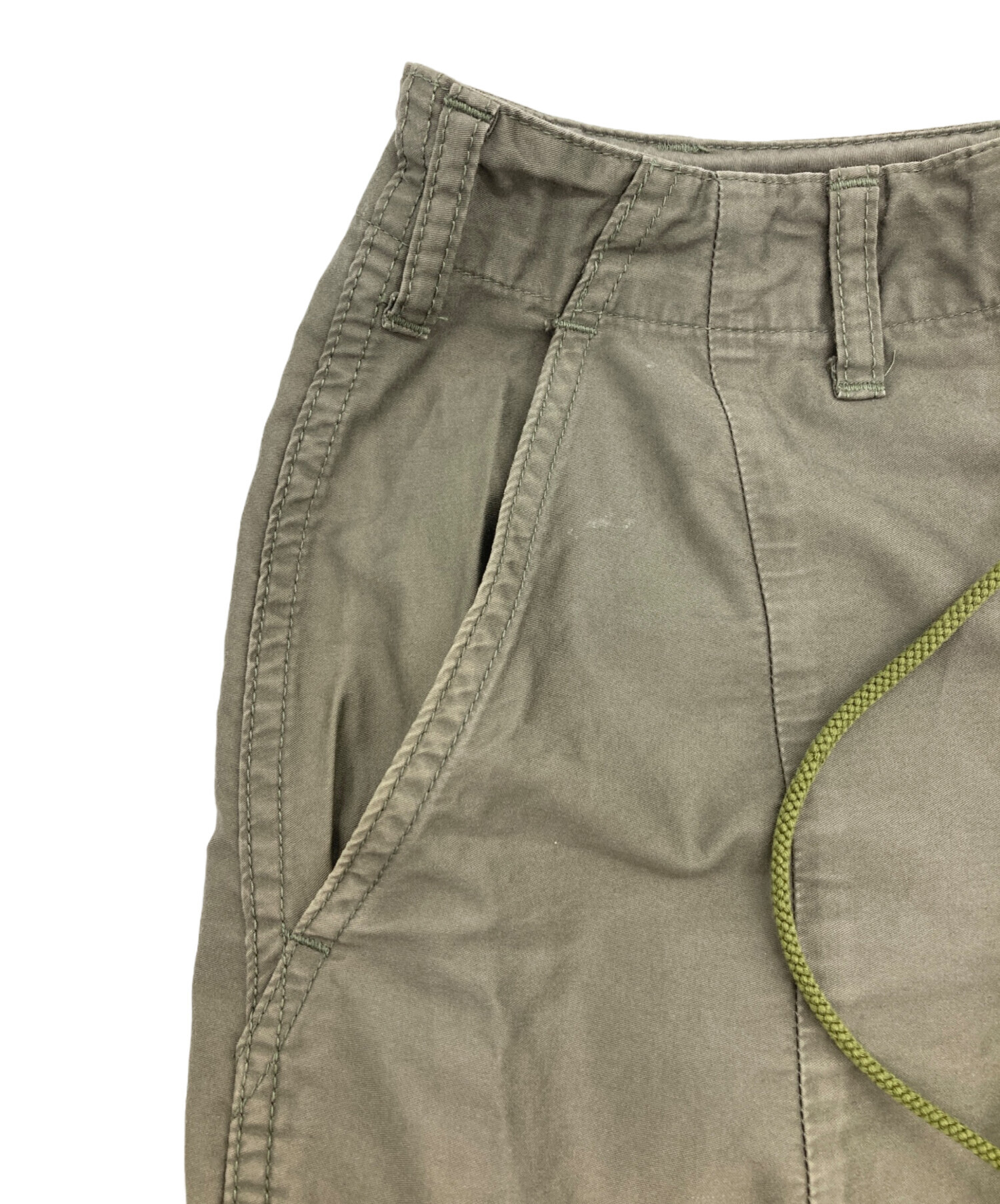 中古・古着通販】Needles (ニードルズ) ヒザデルパンツ カーキ サイズ