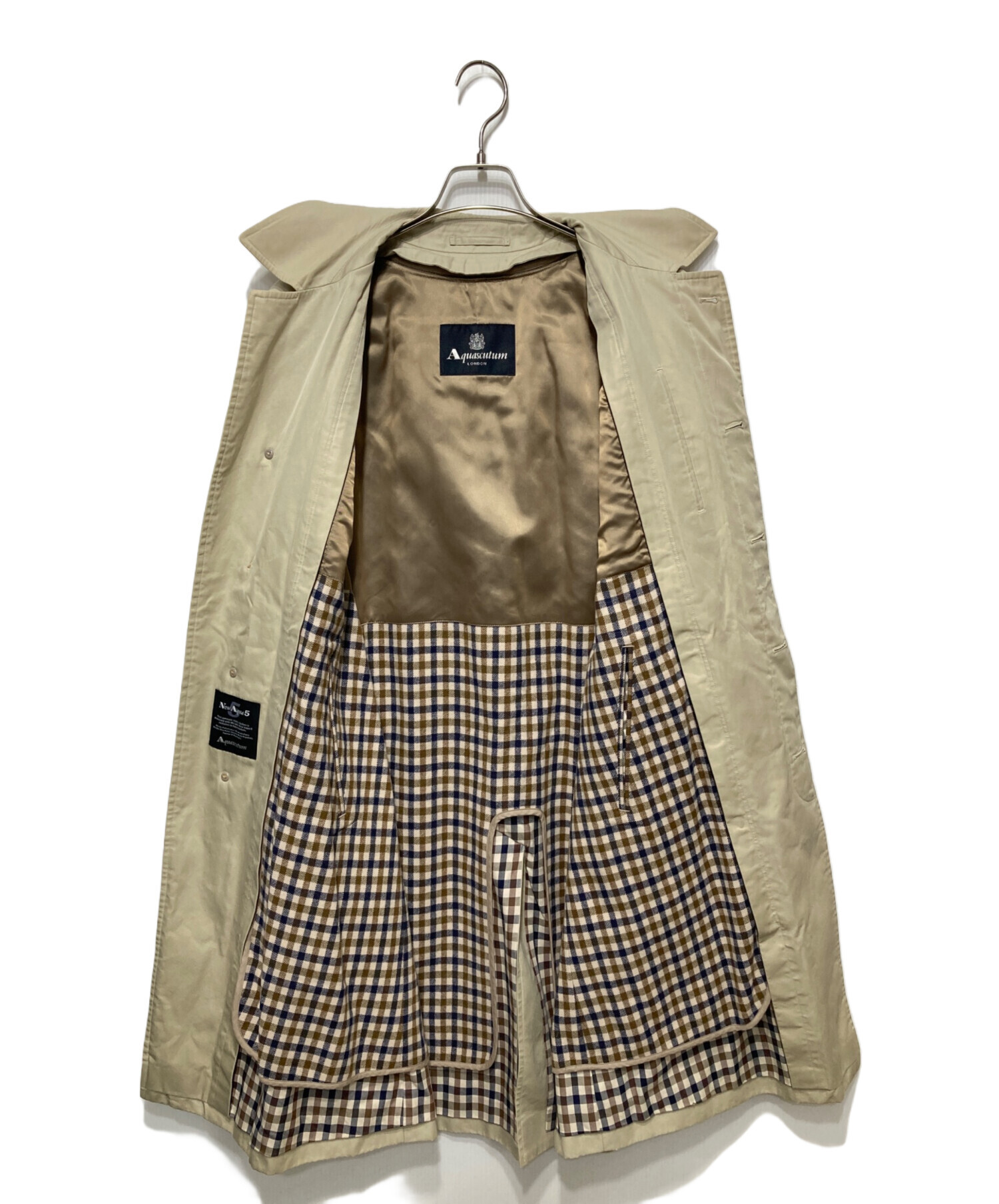 中古・古着通販】Aquascutum (アクアスキュータム) ライナー付ステン
