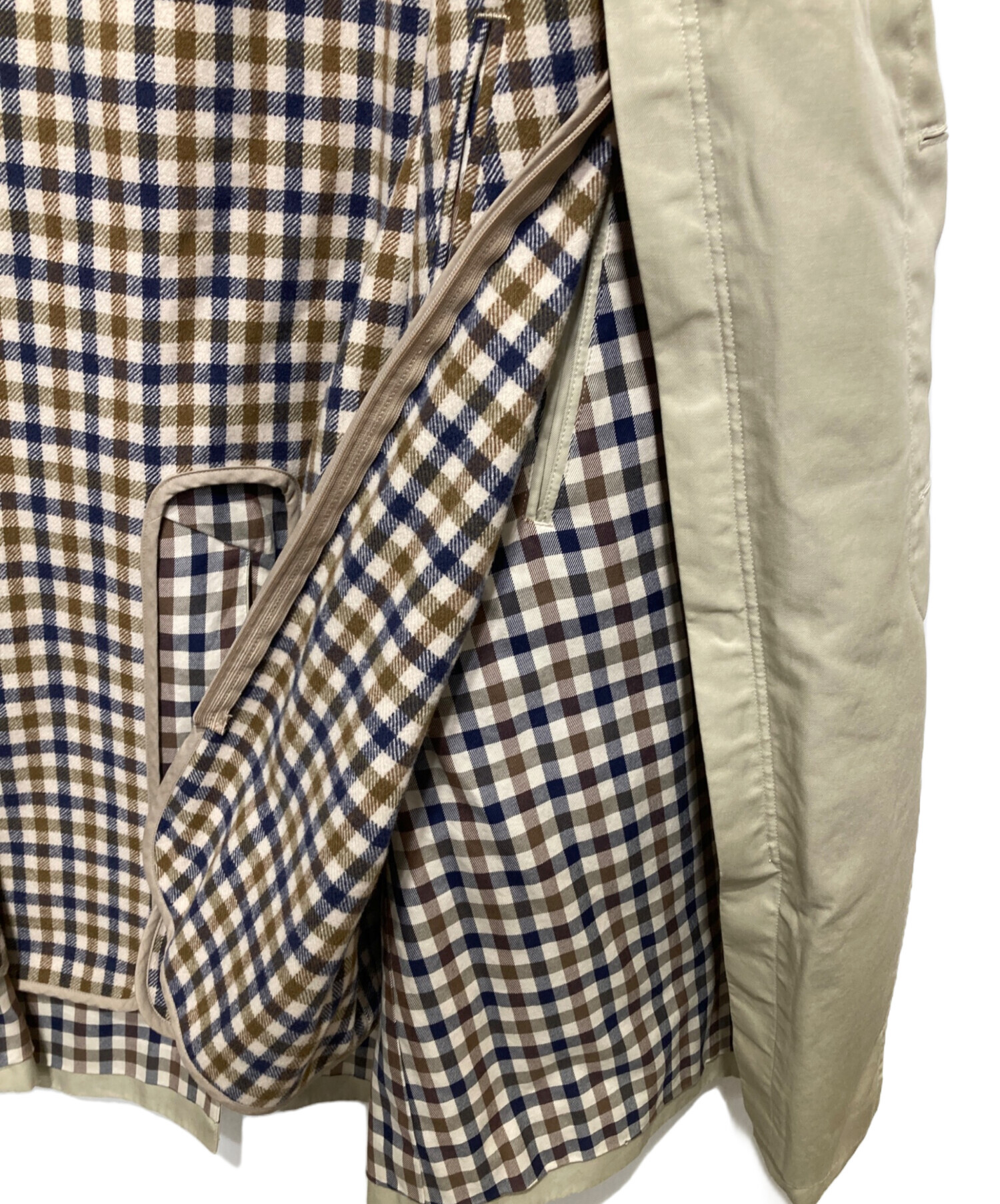 中古・古着通販】Aquascutum (アクアスキュータム) ライナー付ステン